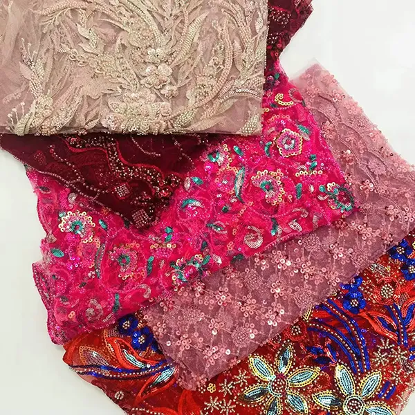 New Arrival Velvet Laser Cut Flower Pattern Lace Fabric New Arrival Velvet Laser Cut Flower Pattern Lace Fabric