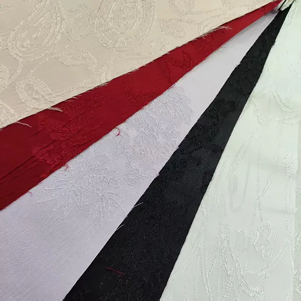 96 Polyester 4 Spandex Soft Comfortable Garment Material Fabrics For Clothing Satin Jacquard Fabric