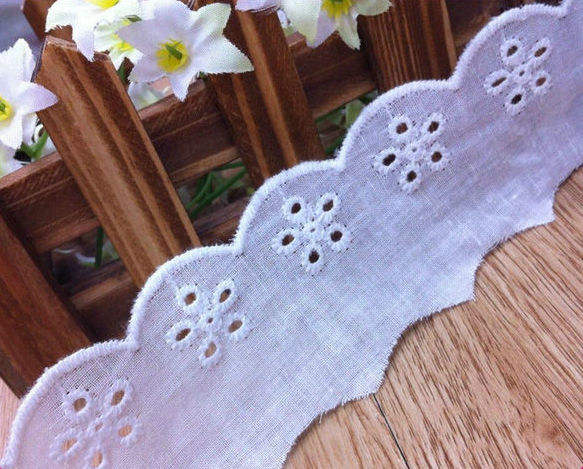 Broderi Trimming TC Lace for Woman Dress
