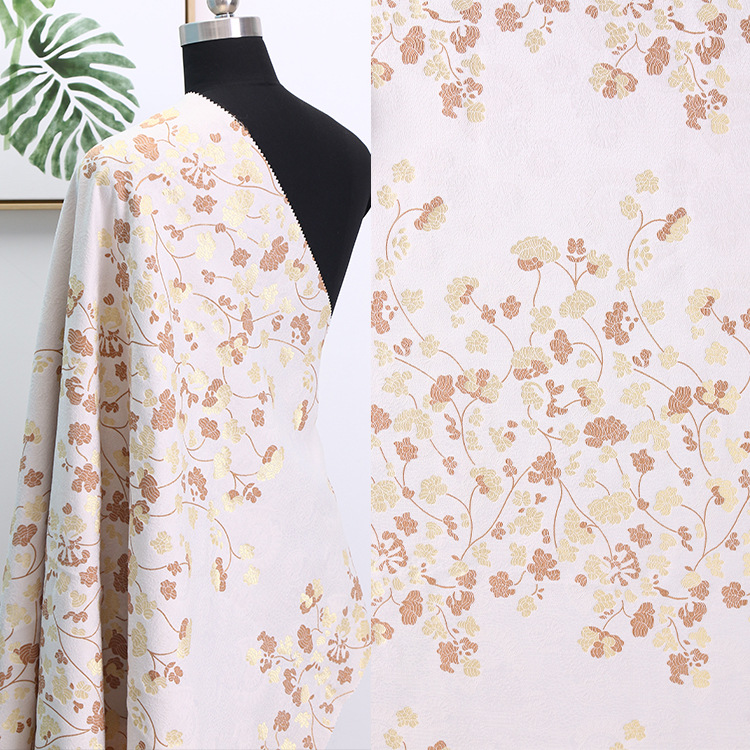 Warp Textile Printing Embroidery Fabric Jacquard Fabric for Dress