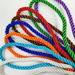 Polyester silke reb snoet ledning